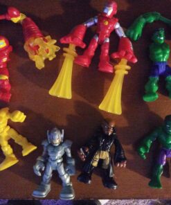 Marvel Playskool Heroes Super Hero Adventures Ultimate Set, 10 Collectible 2.5-Inch Action Figures, Toys for Kids Ages 3 and Up (Amazon Exclusive) Multicolor 30 81gnrrIWA6L