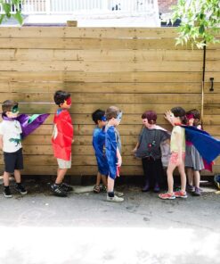 RioRand Kids Dress Up 5PCS Superhero Capes Set and Slap Bracelets for Boys Costumes Birthday Party Gifts 26 81gnwhdoZxL