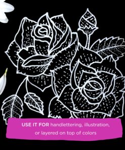 SAKURA Gelly Roll Gel Pens - Medium Point Ink Pen for Journaling, Art, or Drawing - Classic White Ink - 6 Pack 6 Count (Pack of 1) Medium Tip 25 81goI4oWxUL