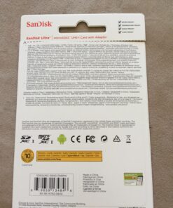 SanDisk Ultra 64GB microSDXC UHS-I Card with Adapter, Grey/Red, Standard Packaging (SDSQUNC-064G-GN6MA) 35 81gr0YyVKBL