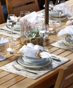 Grade-A Teak Wood Extra Large double extension 122" Atnas Rectangle Dining Table #WFDT122AT 6 81grbtanT5L