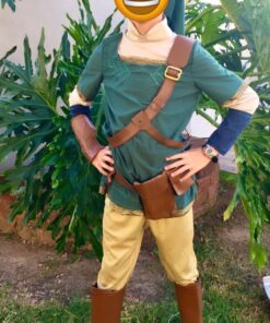 Link Prestige Legend of Zelda Nintendo Costume, Medium/7-8 M (7-8) 31 81gsLcy6HRL