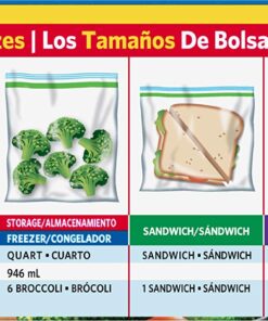 Glad Zipper Bags, 36 Count, Pack of 3 Gallon Freezer Bags 36 Count (Pack of 3) 14 81gtRVl5YQL