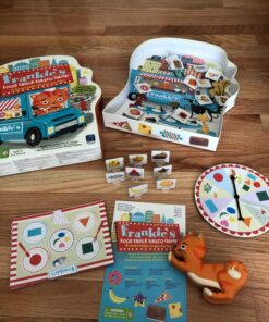 Educational Insights Frankie's Food Truck Fiasco Game, Shape Matching Award-Winning Board Game for Preschoolers & Toddlers, For 2-4 Players, Fun Family Game for Kids Ages 4+ Game Only 26 81gvTSWh dL