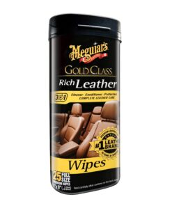 Alternative view of Meguiar's G10900 Gold Class Rich Leather Wipes, 25 Wipes 1