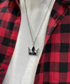 XOFOAO Kingdo Heart Sora's Crown & Roxas's Cross Necklaces 13 81gwouEELZL