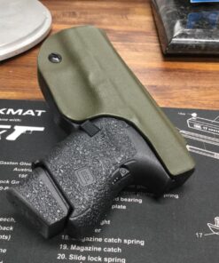 TALON GRIPS Adhesive Pistol Grip – Compatible with Glock 43 – Made in The USA Rubber-Black 42 81gyzGiJlsL