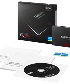 SAMSUNG 850 PRO - 512GB - 2.5-Inch SATA III Internal SSD (MZ-7KE512BW) 512 GB SSD Only 30 81h 2HzE nL