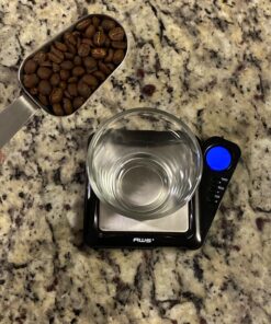 Coffee Gator Stainless Steel Canister - Large 22oz, Silver Coffee Grounds and Beans Container with Date-Tracker, CO2-Release Valve, and Measuring Scoop - Ideal Coffee Lovers Gifts for Her Gray with Green 49 81h p0wJlHL