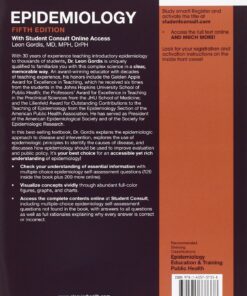 Epidemiology: with STUDENT CONSULT Online Access (Gordis, Epidemiology) 12 81h4imsm2ZL