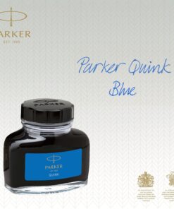 Parker Fountain Pen Ink Bottle Washable Blue QUINK Ink 57ml. Fountain Pen Refill Blue Wash 21 81h5kQpsGL