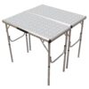 Coleman Pack-Away 4-in-1 Folding Table, Lightweight Outdoor Camping Table with 3 Adjustable Heights, Leveling Feet, & Securing Brackets; Great for Patio & Deck, Camping, Tailgating, & More 3 81h71bA0gL