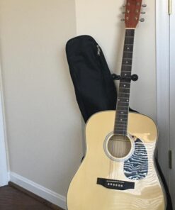 Best Choice Products 41in Full Size Beginner All Wood Acoustic Guitar Starter Set w/Case, Strap, Capo, Strings, Picks, Tuner - Natural 31 81h8ym9UpDL