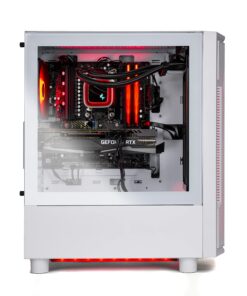Skytech Gaming Archangel Gaming PC Desktop – Intel Core i7 12700F 2.1 GHz, NVIDIA RTX 4060 Ti, 1TB NVME SSD, 16GB DDR4 RAM 3200, 600W Gold PSU, 240mm AIO, 11AC Wi-Fi, Windows 11 Home 64-bit,White 12700F | 4060 Ti 8G 13 81h925PXS4L