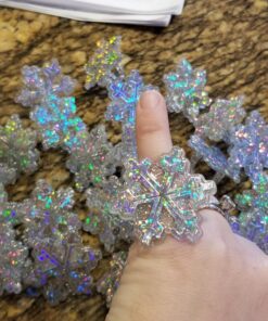 Snowflake Cupcake Rings - Set of 24 30 81h9P9hx2LL