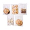 Cellophane Treat Bags, Clear Cookie Bags Pack of 100 (5 x 7Inches) Clear Bags for Gifts and Wrapping Sweets bag for Hamper Making for Birthday Party Self-Sealing & Resealable Adhesive (Treat Bags - Gold) Treat Bags - Gold 15 81hBL1Q6njL