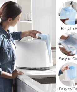 Honeywell Cool Moisture Humidifier, Medium Room, 1 Gallon Tank, White – Invisible Moisture Humidifier for Baby, Kids, Adult Bedrooms – Quiet and Easy to Clean with UV Technology for Everyday Comfort 24 81hBiiNsh6L