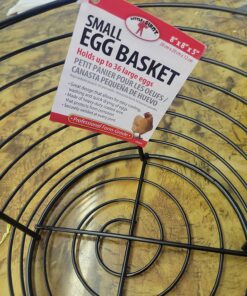 Little Giant® Small Egg Basket | Basket for Carrying and Collecting Chicken Eggs | Wire Egg Basket | Egg Collecting Basket 22 81hBv jLOfL