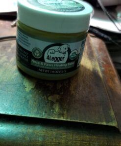 4Legger Certified Organic Nose & Paw Pad Healing Balm Unscented for Dry Chapped and Cracked Paw Pads, Elbows, Snout, Dry Skin with Hemp Oil, Vegan Wax, Calendula & Shea Butter - Made in USA - 1.9 oz 31 81hCiK009zL 1