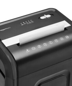 Amazon Basics 24 Sheet Cross Cut Paper, CD and Credit Card Home Office Shredder with Pullout Basket, Black 22 81hF8CdyI0L