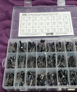 OCR 24Value 500pcs Electrolytic Capacitor Assortment Box Kit Range 0.1uF-1000uF 21 81hHZFyKNhL