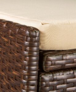 Victoria Young Resin Wicker Deck Box Storage Bench Container with Seat and Cushion Indoor and Outdoor Use, 60 Gallon, Espresso Brown 14 81hJ8n6egHL