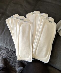 Naturally Natures Cloth Diaper Inserts 5 Layer. Bamboo Reusable Liners (Pack of 12) 38 81hKFZcR8PL