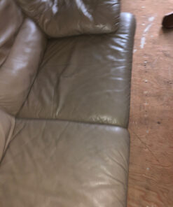 Furniture Clinic Leather Complete Restoration Kit | Includes Leather Recoloring Balm, Leather Cleaner, Protection Cream, Sponge & Cloth | Restores & Repairs (Beige) Complete Kit Beige 19 81hLU9a8BcL