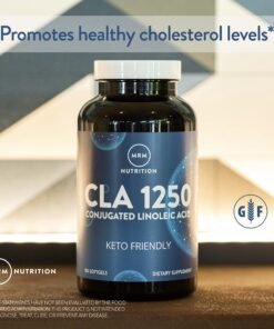 MRM Nutrition CLA 1250 | Keto Friendly | 80% CLA High Potency | 1000mg CLA per Capsule | Healthy fats | Gluten-Free | 30 Servings 180 Count (Pack of 1) 10 81hM9v5DcwL