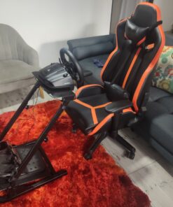 Slendor Racing Steering Wheel Stand for Logitech G920, G25, G27, G29 Wheel, Gaming Wheel Stand Driving Simulator Cockpit Pedal and Shifters Not Included. 24 81hNDhG9lVL