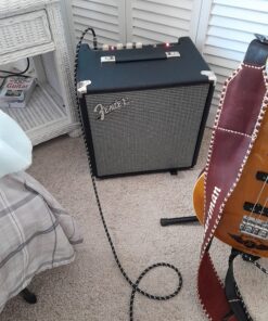 Fender Rumble 25 V3 Bass Amp for Bass Guitar, Bass Combo, 25 Watts, with 2-Year Warranty 8 Inch Speaker, with Overdrive Circuit and Mid-Scoop Contour Switch 25 watt Amp only 24 81hNbXTOLrL