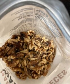 Amazon Brand - Happy Belly California Walnuts Halves and Pieces, 16 Ounce, (Pack of 2) 16 Ounce (Pack of 2) 40 81hNnw5UhL