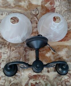 Design House 514471 Millbridge 2 Light Wall Light, Oil Rubbed Bronze Oil-Rubbed Bronze 2-Light Flush Mount Ceiling Light 66 81hPem078uL