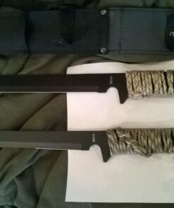 BladesUSA HK-1067 Twin Ninja Swords, Black, 18-Inch and 26-Inch Lengths 29 81hPj7b vKL