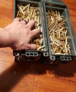 Sheffield 12626 Field Box, Plastic Ammo Can for Pistol, Rifle, and Shotgun Ammo, Water Resistant Storage Box w/ 3 Locking Options, Olive Drab Green Cans, Made in The U.S.A. 41 81hQ645HplL