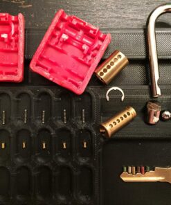 Master Lock 410RED Lockout Tagout Safety Padlock with Key Red 1-1/2", 1-3/4" 24 81hRP1C0UmL