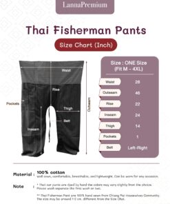 LannaPremium Thai Fisherman Pants for Men Women Yoga Pants Pirate Pants 2 Tone - Martial Arts Pants Green and Dark Green 12 81hRX4LOaL