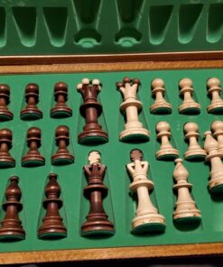 Wegiel Chess Set - Consul Chess Pieces and Board - European Wooden Handmade Game - JUNIOR 86 81hRt531xBL