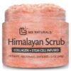 Himalayan Salt Scrub Face Foot & Body Exfoliator Infused with Collagen and Stem Cell Natural Exfoliating Salt Body Scrub for Toning Cellulite Skin Care by M3 Naturals 12 Ounce (Pack of 1) 36 81hSMhzB1ML