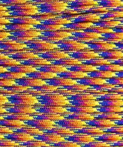 Paracord Planet 550 Assorted Colors of Paracord in 50 and 100 Foot Lengths Made in The USA Kaleidescope 100 Feet