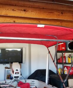 BOSS Audio Systems MRWT40 ATV UTV Marine Weatherproof Waketower System - 4 Inch Stereo Speakers, Full Range, 2 Way, Tweeters, IPX5 Rated, Sold in Pairs, Wake Tower For Boat 4 inch Speakers Black 400W 47 81hTqPYP3AL