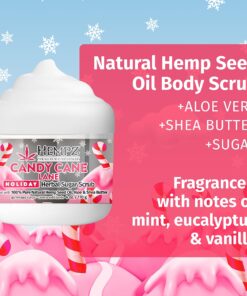 Hempz Limited Edition Candy Cane Lane Exfoliating Body Scrub (4 Oz) – Yummy Holiday Scented Sugar Body Scrub for Shower & Bath, Cozy Candy Cane Scented Sugar Scrub Exfoliant for Women & Men 6 81hU5gL4NGL