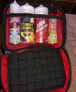 Empty Multi-Functional Carrying case with Non Slip Elastic Bands for Storing RDA RTA Tank and Mod Batteries and Coil Tools and Liquid Bottles(Red) Red 27 81hUAsrYUOL