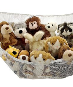 Handy Laundry Jumbo Toy Hammock, Organize Stuffed Animals or Children's Toys, Looks Great with Any Decor While neatly organizing Kid's Toys and Stuffed Animals, Expands to 5.5 feet, White 20 81hUIL0PZTL