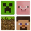 Minecraft 4-Pack Pin Set (Creeper, Pig, Dirt Block, Steve) 24 81hUYNtuHyL