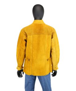 IRONCAT 7005 Heat Resistant Split Cowhide Leather Jacket - XXX-Large, Kevlar Thread Stitched Welding Jacket in Golden Yellow. Welding Gears 3X-Large 10 81hUZt2xDYL