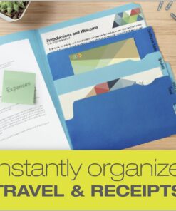 Pendaflex Divide It Up File Folders, Letter Size, Assorted Colors, 12/Pack (10773) Size: 12 per pack 15 81hUwla1FqL