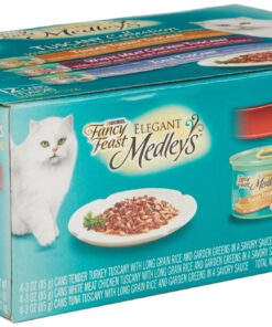 Fancy Feast Elegant Medleys, Tuscany Collection 3-Flavor Variety Pack (12-pack; 3 oz each) 14 81hVFsD FML