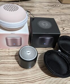 EWA A106 Portable Mini Bluetooth Speaker, Enhanced Bass and High Definition Sound, Portable Design, for iPhone, iPad,Nexus,Laptops and More (Rosegold) Rose Gold 54 81hVfzwulBL