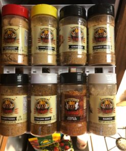 YouCopia SpiceStack Adjustable Spice Rack Organizer, Pull-Down 24-Bottle Seasonings and Spices Holder for Kitchen Cabinet and Pantry Organization with 104 Included Labels White 43 81hVoTJlKqL